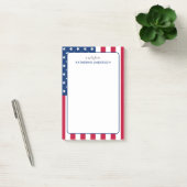 Post-it® Drapeau américain personnalisé USA (Bureau)