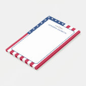 Post-it® Drapeau américain personnalisé USA (Incliné)