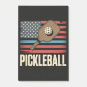 Post-it® Drapeau américain Pickleball (Devant)