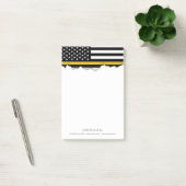 Post-it® Drapeau américain style Dispatcher Gold Line (Bureau)