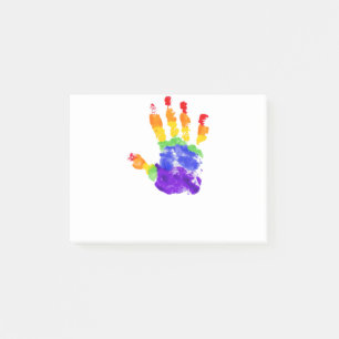 Post-it® Drapeau arc-en-ciel lesbien LGBT gay pride