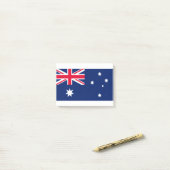 Post-it® Drapeau Australie (Sur un bureau)