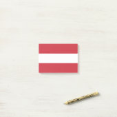 Post-it® Drapeau autrichien (Sur un bureau)