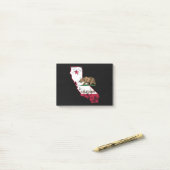 Post-it® Drapeau californien Patriotique (Sur un bureau)