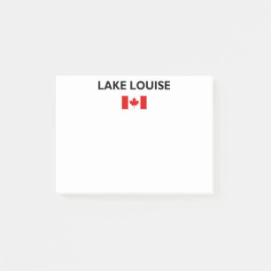 Post-it® Drapeau canadien couleur claire de Lake Louise Can