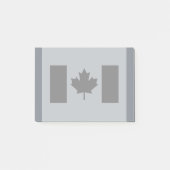 Post-it® Drapeau canadien en style noir (Devant)