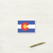 POST-IT® DRAPEAU COLORADO (Sur un bureau)