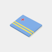 Post-it® drapeau d'Aruba (Incliné)
