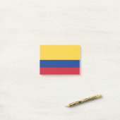 Post-it® Drapeau de Colombie (Sur un bureau)