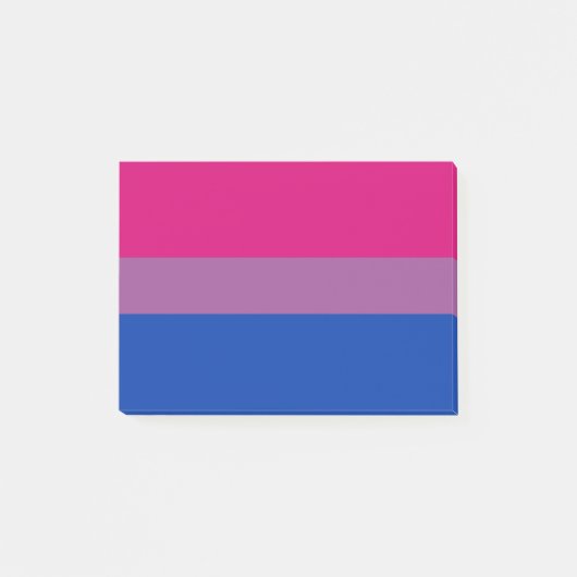 Post-it® Drapeau de fierté bisexuel (Devant)