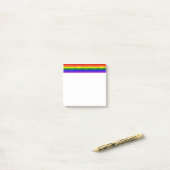 Post-it® Drapeau de fierté de SlipperyJoe's vernis liquide (Sur un bureau)