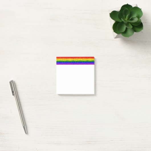 Post-it® Drapeau de fierté de SlipperyJoe's vernis liquide (Bureau)