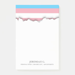 Post-it® Drapeau de fierté de transsexuel