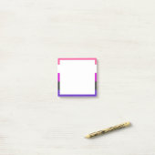 Post-it® Drapeau de fierté genderfluid (Sur un bureau)