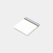 Post-it® Drapeau de fierté genderqueer de SlipperyJoe lavan (Incliné)