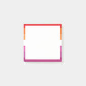 Post-it® Drapeau de fierté lesbienne WLW (Devant)