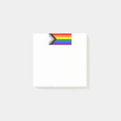 Post-it® Drapeau de fierté Progress Pride de SlipperyJoe si (Devant)