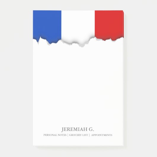 Post-it® Drapeau de France (Devant)