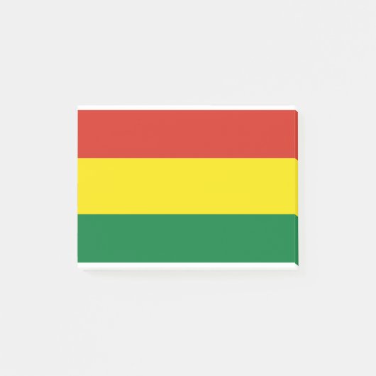 Post-it® Drapeau de la Bolivie (Devant)