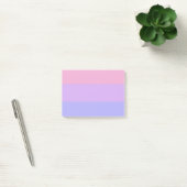 Post-it® Drapeau de la fierté bisexuelle tombée (Bureau)