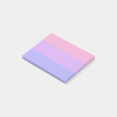 Post-it® Drapeau de la fierté bisexuelle tombée (Incliné)