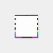 Post-it® Drapeau de la fierté de progrès allié (Devant)