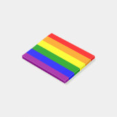 Post-it® Drapeau de la fierté gay (Incliné)