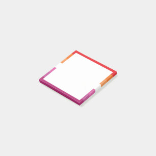 Post-it® Drapeau de la fierté lesbienne