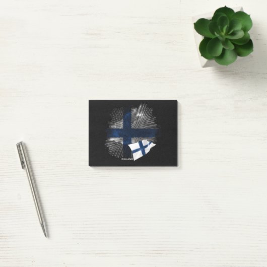 Post-it® Drapeau de la Finlande (Bureau)