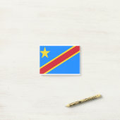 Post-it® Drapeau De La République Démocratique Du Congo (Sur un bureau)