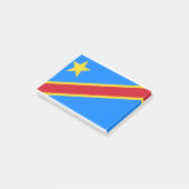 Post-it® Drapeau De La République Démocratique Du Congo (Incliné)
