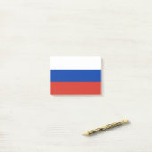 Post-it® Drapeau de la Russie (Sur un bureau)