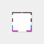 Post-it® Drapeau de l'allié LGBTQ+ (Devant)