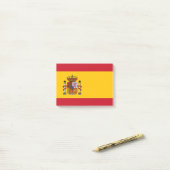 Post-it® Drapeau de l'Espagne (Sur un bureau)