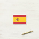 Post-it® Drapeau de l'Espagne (Sur un bureau)