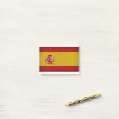 Post-it® Drapeau de l'Espagne (Sur un bureau)