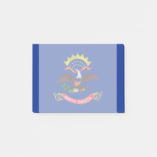 Post-it® Drapeau de l'État du Dakota du Nord (Devant)