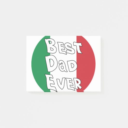 Post-it® Drapeau de l'Italie (Devant)