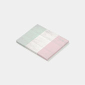 Post-it® Drapeau de l'Italie sur le vieux grain en bois (Incliné)