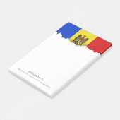 Post-it® Drapeau de Moldau (Incliné)