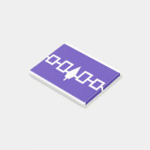 Post-it® Drapeau de Natif américain Iroquois (Incliné)