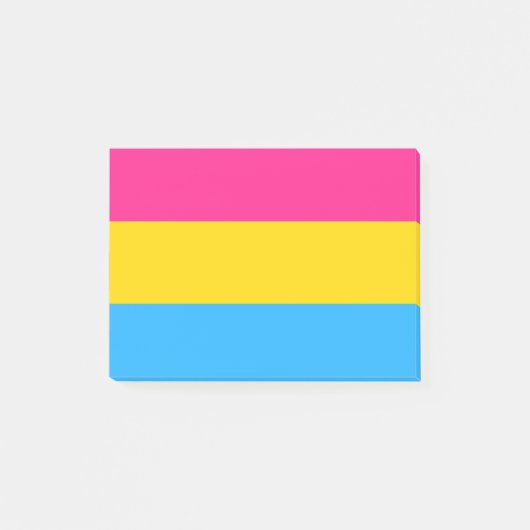 Post-it® Drapeau de Pansexualité (Devant)