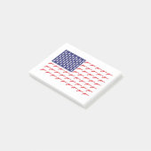 Post-it® Drapeau de révolution américain—Armes à feu (Incliné)