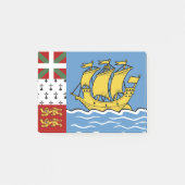 Post-it® Drapeau de Saint-Pierre-et-Miquelon (Devant)