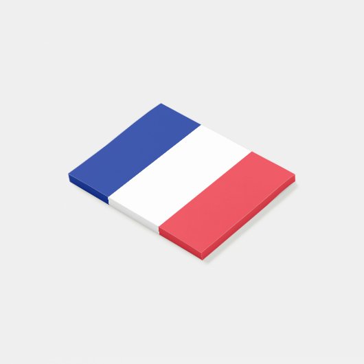 Post-it® Drapeau des notes de Courrier-it® de la France (Incliné)
