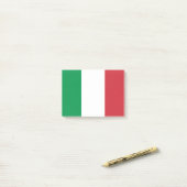 Post-it® Drapeau des notes de Courrier-it® de l'Italie (Sur un bureau)