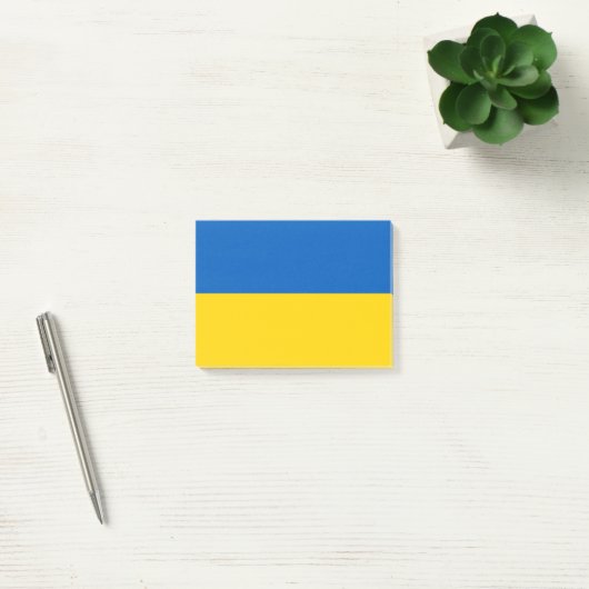 Post-it® Drapeau des notes de Courrier-it® de l'Ukraine (Bureau)