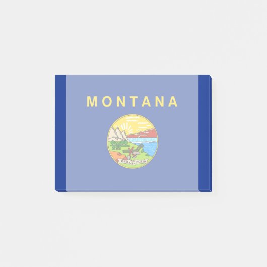 Post-it® Drapeau d'État du Montana (Devant)