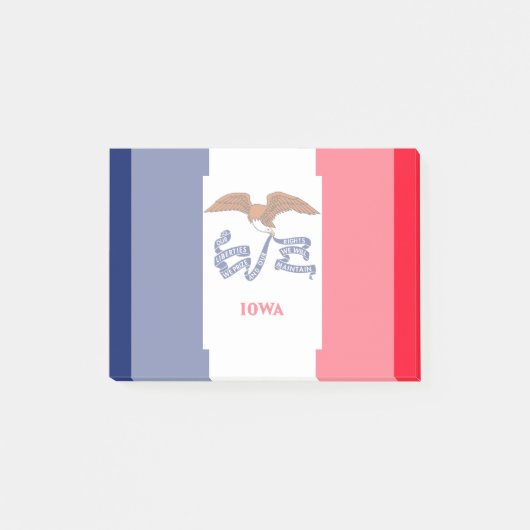 Post-it® Drapeau d'État Iowa (Devant)
