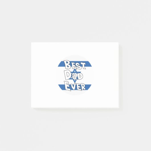 Post-it® Drapeau d'Israël pour papa (Devant)